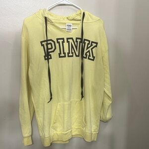 PINK Victoria’s Secret Yellow Pullover Hoodie | HillHouse Archive